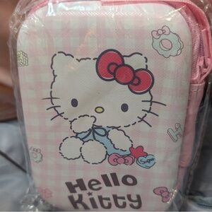 Sanrio Hello Kitty Pink Checkered Pouch